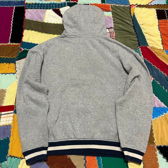 Disney Mickey Mouse Embroidered Grey Hoodie Medium - Picture 2 of 6